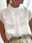 Women's Shirt Blouse Turtleneck shirt Elegant Fashion Basic Plain Regular Tops Short Sleeve Standing Collar Regular Fit Casual White Grey