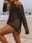 Women's Swimwear Cover Up Swim Dress Swimsuit Cut Out Vacation Beach Wear Ombre Sleeveless Bathing Suits