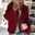 Women's Cardigan Knitted Solid Color Basic Casual Chunky Long Sleeve Loose Sweater Cardigans Hooded Open Front Fall Winter Wine Dusty Rose Gray