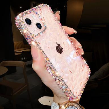 Phone Case For iPhone 15 Pro Max Plus iPhone 14 13 12 11 Pro Max Plus Crystal Clear Non-Yellowing Shockproof Rhinestone Silica Gel Silicone