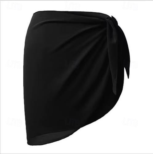 Women's Swimwear Cover Up Swimsuit Vacation Fashion Solid Color Sleeveless Bathing Suits